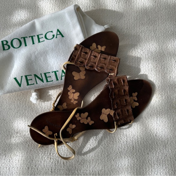 Bottega Veneta - Authentic Butterfly Flat Sandals - Picture 7 of 12